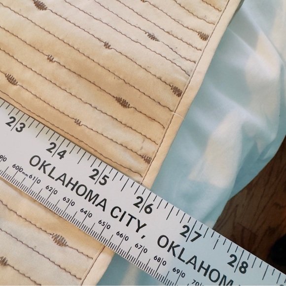 Alfred Dunner Long Sleeve Quilted Open Front Jacket Women Brown Beige Tan Sz 14 - Picture 6 of 6